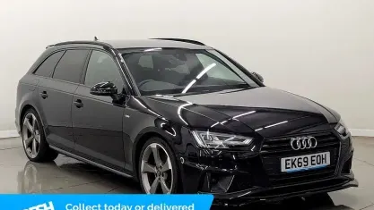 Used Audi A4 Black Edition 190 HP (139 kW) 2019 Black Estate