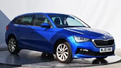 Used Skoda Scala SE L 116 HP (85 kW) 2020 Blue Hatchback