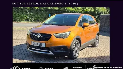 Used Vauxhall Crossland X Elite 82 HP (60 kW) 2018 Orange SUV