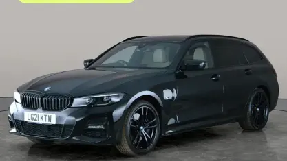 Used BMW 330e M Sport 292 HP (214 kW) 2021 Black Estate