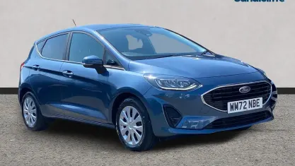 Usado Ford Fiesta Trend 125 CV (91 kW) 2022 Azul Utilitario