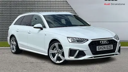 Used Audi A4 S-Line 204 HP (150 kW) 2024 White Estate