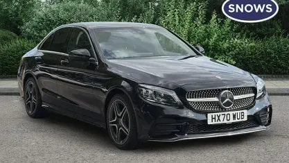 Used Mercedes C220 AMG Line Premium 194 HP (142 kW) 2019 Black Sedan