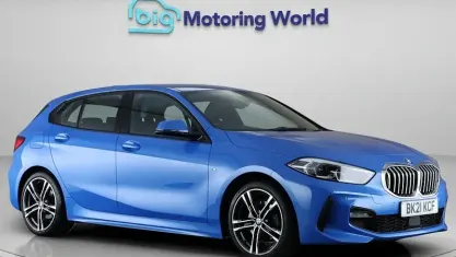 Used BMW 118 M Sport 140 HP (102 kW) 2021 Blue Hatchback