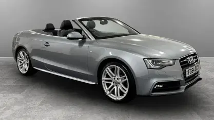 Used Audi A5 Cabriolet S-Line 177 HP (130 kW) 2014 Grey Cabriolet