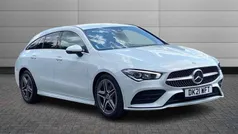 White Used 2021 Mercedes CLA220 Shooting Brake AMG line Estate | £21,490 (Fair price)
