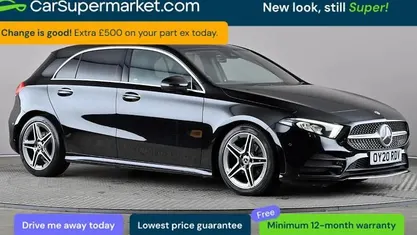 Used Mercedes A200 Executive 163 HP (119 kW) 2020 Black Hatchback