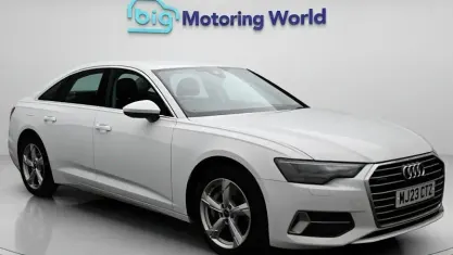 Begagnad Audi A6 Sport 299 HK (219 kW) 2023 Vit Sedan