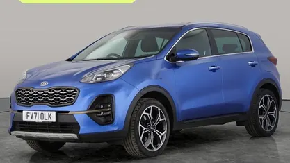 Used Kia Sportage GT-Line 177 HP (130 kW) 2021 Blue SUV