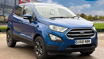 Used Ford Ecosport Zetec 101 HP (74 kW) 2019 Blue SUV
