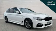 White Used 2018 BMW 520 M Sport Estate | £15,114 (Fair price)