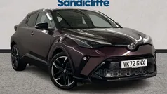 Mauve/purple Used 2022 Toyota C-HR Sport SUV | £21,735 (Fair price)