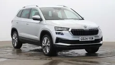 Brilliant silver metallic Used 2024 Skoda Karoq SE L SUV | £21,295 (Fair price)