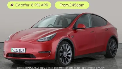 Red Used 2023 Tesla Model Y Performance SUV | £27,863 (Fair price)