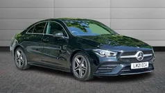 Cosmos black Used 2021 Mercedes CLA180 AMG line Sedan | £24,150 (Good price)
