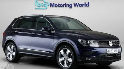 Used VW Tiguan Match 150 HP (110 kW) 2020 Blue SUV
