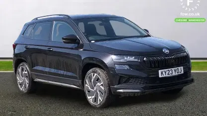 Used Skoda Karoq SportLine 190 HP (139 kW) 2023 Black SUV