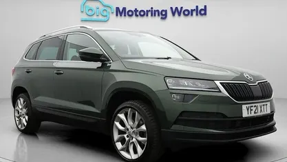 Used Skoda Karoq SE L 150 HP (110 kW) 2021 Green SUV