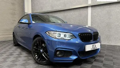 Used BMW 218 M Sport 136 HP (100 kW) 2016 Blue Coupe