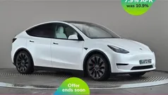 White Used 2022 Tesla Model Y Performance SUV | £29,197 (Fair price)
