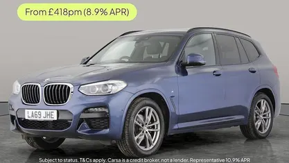 Blue Used 2019 BMW X3 M Sport SUV | £24,942 (Super price)