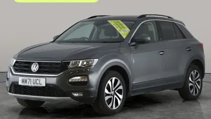 Usado VW T-Roc Active 110 HP (80 kW) 2021 Cinzento SUV