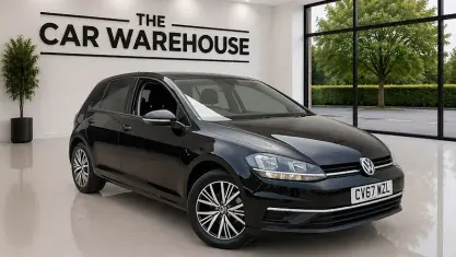 Used VW Golf VII SE 110 HP (80 kW) 2017 Black Hatchback