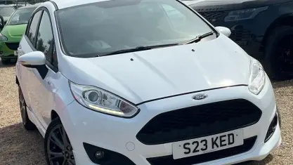 Used Ford Fiesta ST-Line 101 HP (74 kW) 2017 White Hatchback