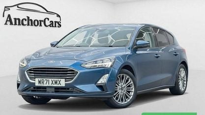 Używany Ford Focus Titanium X 155 KM (114 kW) 2021 Niebieski Hatchback