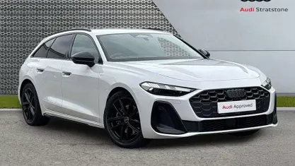 Used Audi A5 Black Edition 150 HP (110 kW) 2026 White Estate