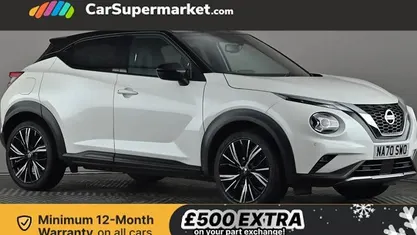 White Used 2020 Nissan Juke Tekna+ SUV | £14,997 (Fair price)