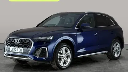 Used Audi Q5 S-Line 265 HP (194 kW) 2022 Blue SUV