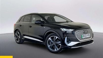 Second-hand Audi Q4 e-tron S-Line 219 kW (299 CP) 2023 Negru SUV