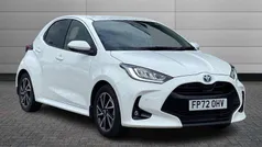 White Used 2022 Toyota Yaris Hybrid Design Hatchback | £17,650 (Fair price)