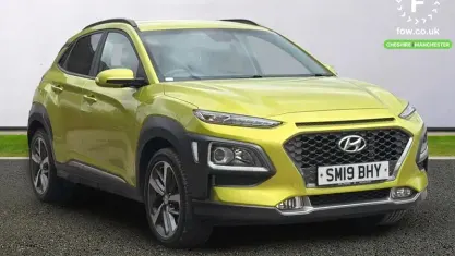Used Hyundai Kona Premium 120 HP (88 kW) 2019 Yellow SUV