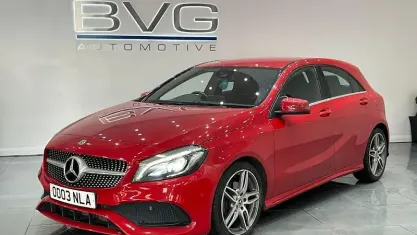 Używany Mercedes A200 AMG Line Premium 136 KM (100 kW) 2018 Czerwony Hatchback