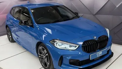 Used BMW 118 M Sport 140 HP (102 kW) 2021 Blue Hatchback