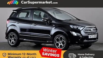 Black Used 2022 Ford Ecosport ST-Line SUV | £10,397 (Fair price)