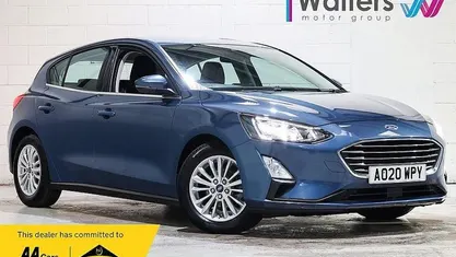 Blue Used 2020 Ford Focus Titanium Hatchback | £9,500 (Fair price)