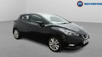 Używany Nissan Micra Acenta 101 KM (74 kW) 2020 Czarny Hatchback