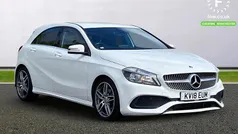 White Used 2018 Mercedes A160 AMG line Hatchback | £14,199 (Fair price)