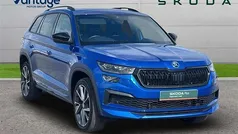 Race blue metallic Used 2024 Skoda Kodiaq SportLine SUV | £36,360 (Fair price)