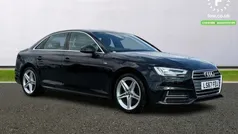 Black Used 2017 Audi A4 S-Line Sedan | £14,099 (Fair price)
