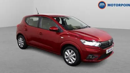 Red Used 2022 Dacia Sandero Comfort Hatchback | £10,499 (Fair price)