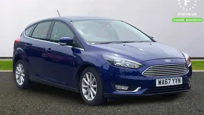 Used Ford Focus Titanium 125 HP (91 kW) 2017 Blue Hatchback