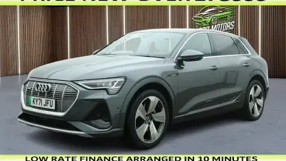 Begagnad Audi e-tron S-Line 300 kW (408 HK) 2021 Grå SUV