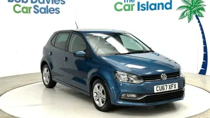 Used VW Polo Edition 90 HP (66 kW) 2017 Blue Hatchback