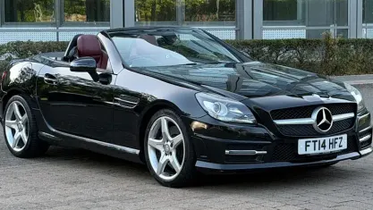 Begagnad Mercedes SLK250 AMG 204 HK (150 kW) 2013 Svart Cab