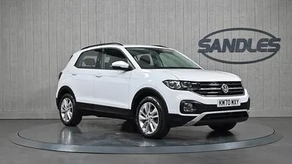 White Used 2020 VW T-Cross SE SUV | £14,299 (Fair price)
