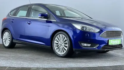Used Ford Focus Titanium X 125 HP (91 kW) 2016 Blue Hatchback